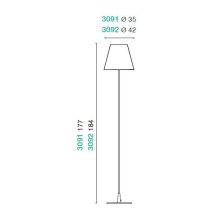 Dama Lampada da terra Egoluce - AGOF Store Dama Lampada da terra Egoluce - AGOF Store