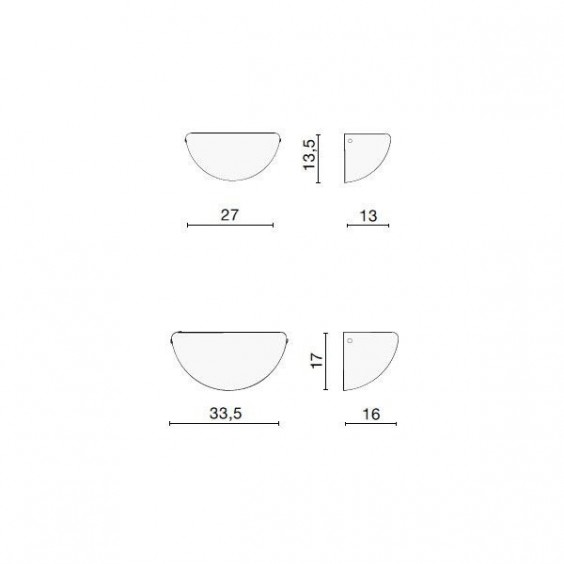 Egoluce Frida wall lamp - Agof Store