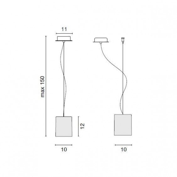 Egoluce Alea Glas Pendelleuchte - Agof Store