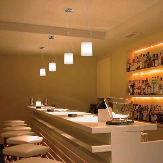 Egoluce Fokus glass pendant lamp - Agof Store