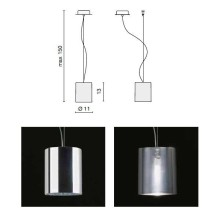 Egoluce Fokus Glas Pendelleuchte - Agof Store