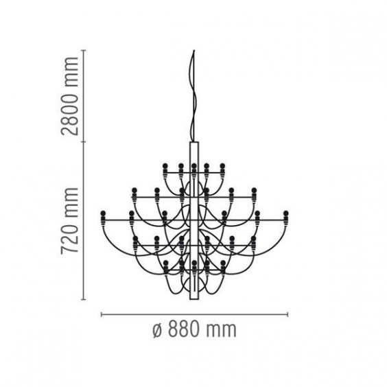 Flos 2097/30 lampada a sospensione - Agof Store