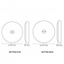 Flos Button lampada da parete soffitto - Agof Store