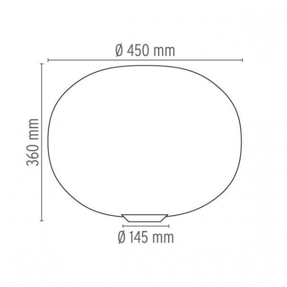 Flos Glo Ball Basic lampada da tavolo - Agof Store