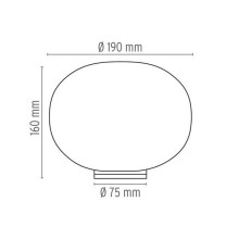 Flos Glo Ball Basic Zero lampada da tavolo - Agof Store