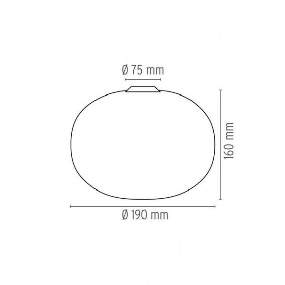 Flos Glo Ball C/W Zero Wand- Deckenleuchte - Agof Store
