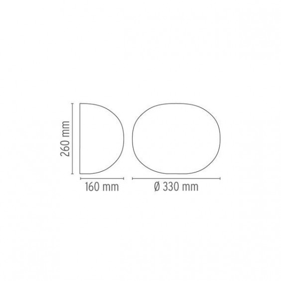 Flos Glo Ball W Wandleuchte - Agof Store