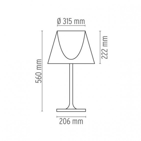 Flos Ktribe T1 Glass table lamp - Agof Store