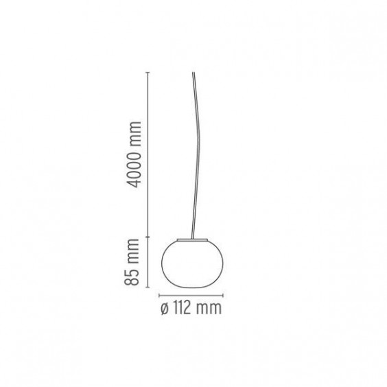 Flos Mini Glo Ball S lampada a sospensione - Agof Store