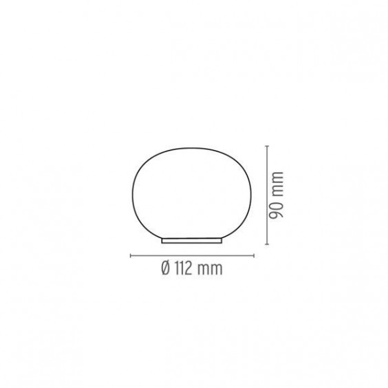Flos Mini Glo Ball Tischleuchte - Agof Store