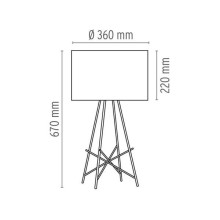 Flos Ray T lampada da tavolo - Agof Store