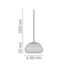 Flos Splugen Brau lampada a sospensione - Agof Store