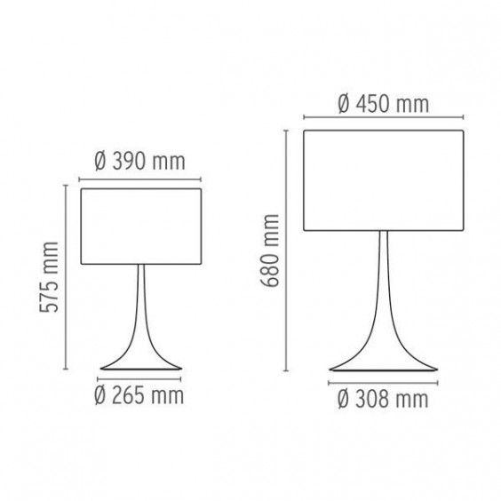 Flos Spun Light T Tischleuchte - Agof Store