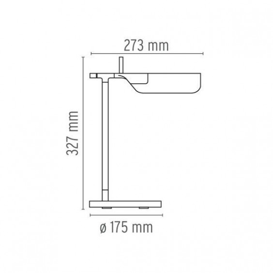 Flos Tab T lampada da tavolo - Agof Store