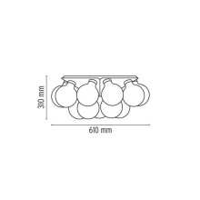 Flos Taraxacum 88 C/W wall ceiling lamp - Agof Store