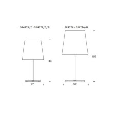 3247 lampada da tavolo FontanaArte - Agof Store