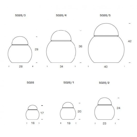 Daruma lampada da tavolo FontanaArte - Agof Store