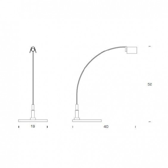 Fontana Arte Falena table lamp - Agof Store
