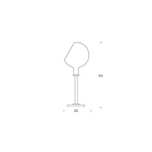 Fontana Arte Parola table lamp - Agof Store Fontana Arte Parola table lamp - Agof Store