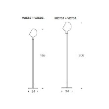 Fontana Arte Parola Parolona floor lamp - Agof Store