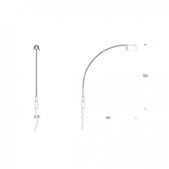 Fontana Arte Falena wall lamp - Agof Store