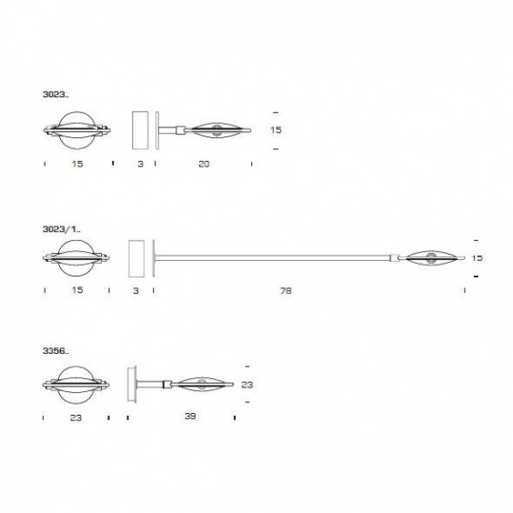 Fontana Arte Nobi Wandleuchte - Agof Store