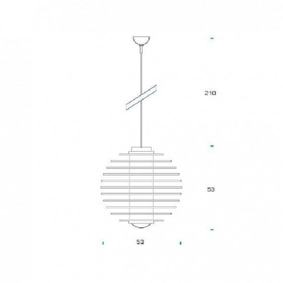 Fontana Arte 0024 Pendelleuchte - Agof Store