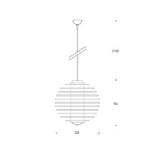 Fontana Arte 0024 Pendelleuchte - Agof Store