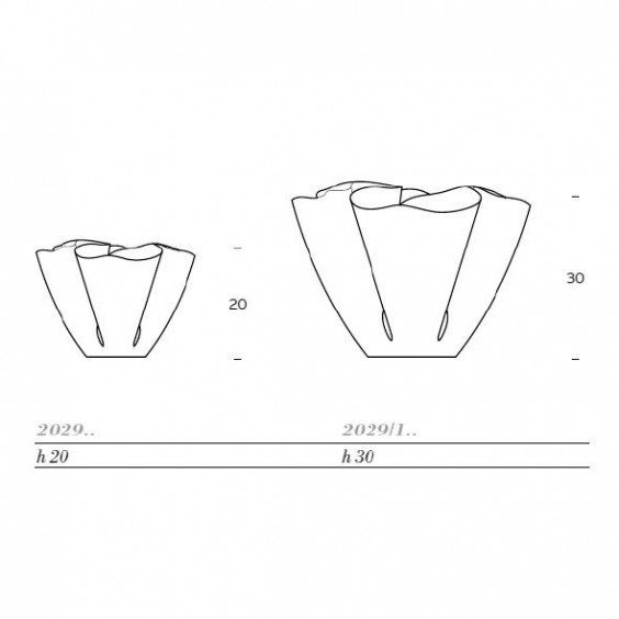 Fontana Arte Cartoccio vase - Agof Store