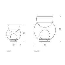 Fontana Arte Giova Tischleuchte - Agof Store