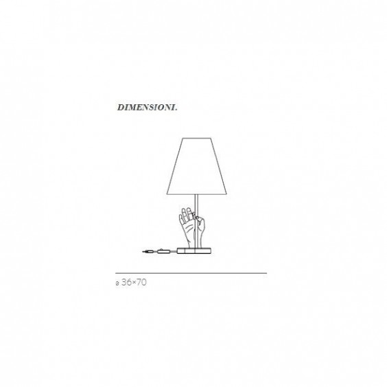 Mano lampada da tavolo FontanaArte - Agof Store