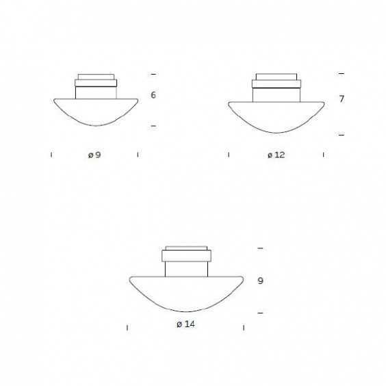 Sillaba lampada da parete soffitto FontanaArte - Agof Store
