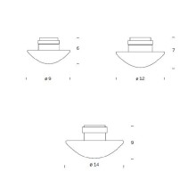 Sillaba lampada da parete soffitto FontanaArte - Agof Store