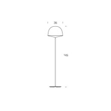 Fontana Arte Cheshire floor lamp - Agof Store Fontana Arte Cheshire floor lamp - Agof Store