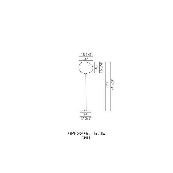 Foscarini Gregg floor lamp - Agof Store