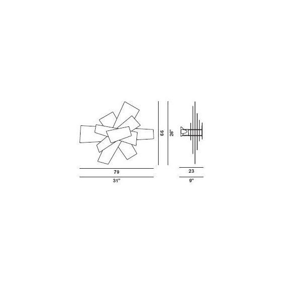 Foscarini Big Bang Wand- Deckenleuchte - Agof Store