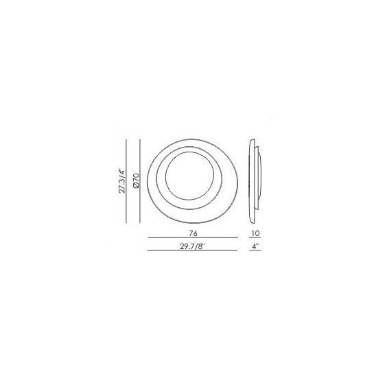 Foscarini Bahia Wand- Deckenleuchte - Agof Store