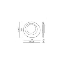 Foscarini Bahia wall ceiling lamp - Agof Store