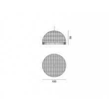 Croco 95 Lampada a sospensione Gervasoni - Agof Store