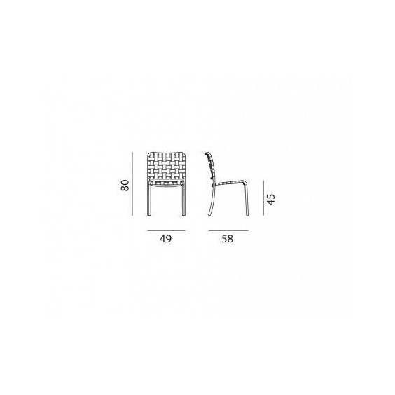 InOut 823 sedia Gervasoni - Agof Store