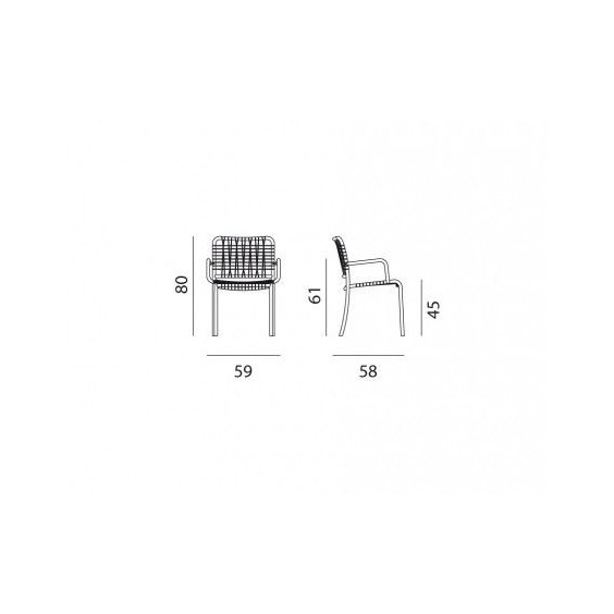 InOut 824 poltroncina Gervasoni - Agof Store