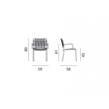 Gervasoni InOut 824 Easy Chair - Agof Store