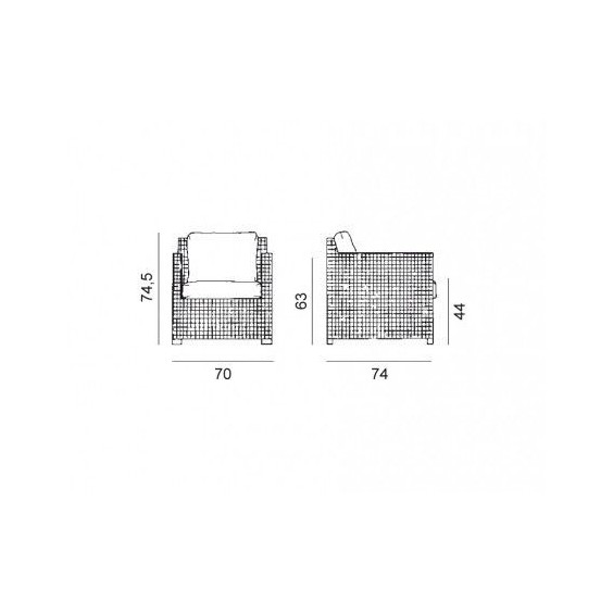 Wk 581S1 poltrona Gervasoni - Agof Store