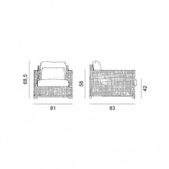 Gervasoni Wk 581S1-T Sessel - Agof Store