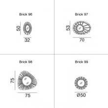 Gervasoni Brick Spiegel - Agof Store Gervasoni Brick Spiegel - Agof Store