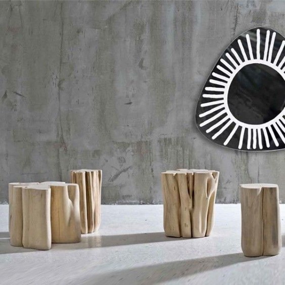 Brick tavolino tronco Gervasoni - Agof Store