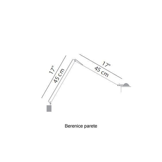 Berenice Lampada da parete LucePlan - Agof Store