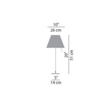 Costanzina Lampada da tavolo LucePlan - Agof Store Costanzina Lampada da tavolo LucePlan - Agof Store