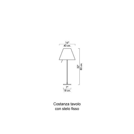 Costanza fissa Lampada da tavolo LucePlan - Agof Store