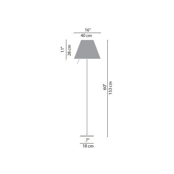 Costanza fissa Lampada da terra LucePlan - Agof Store